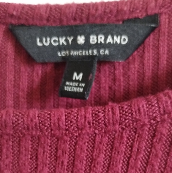 Lucky Brand Ribbed Top - Picture 8 of 9